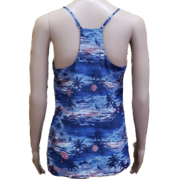 J. Crew. Tropical Hawaiian tank size 2 - Picture 5 of 7